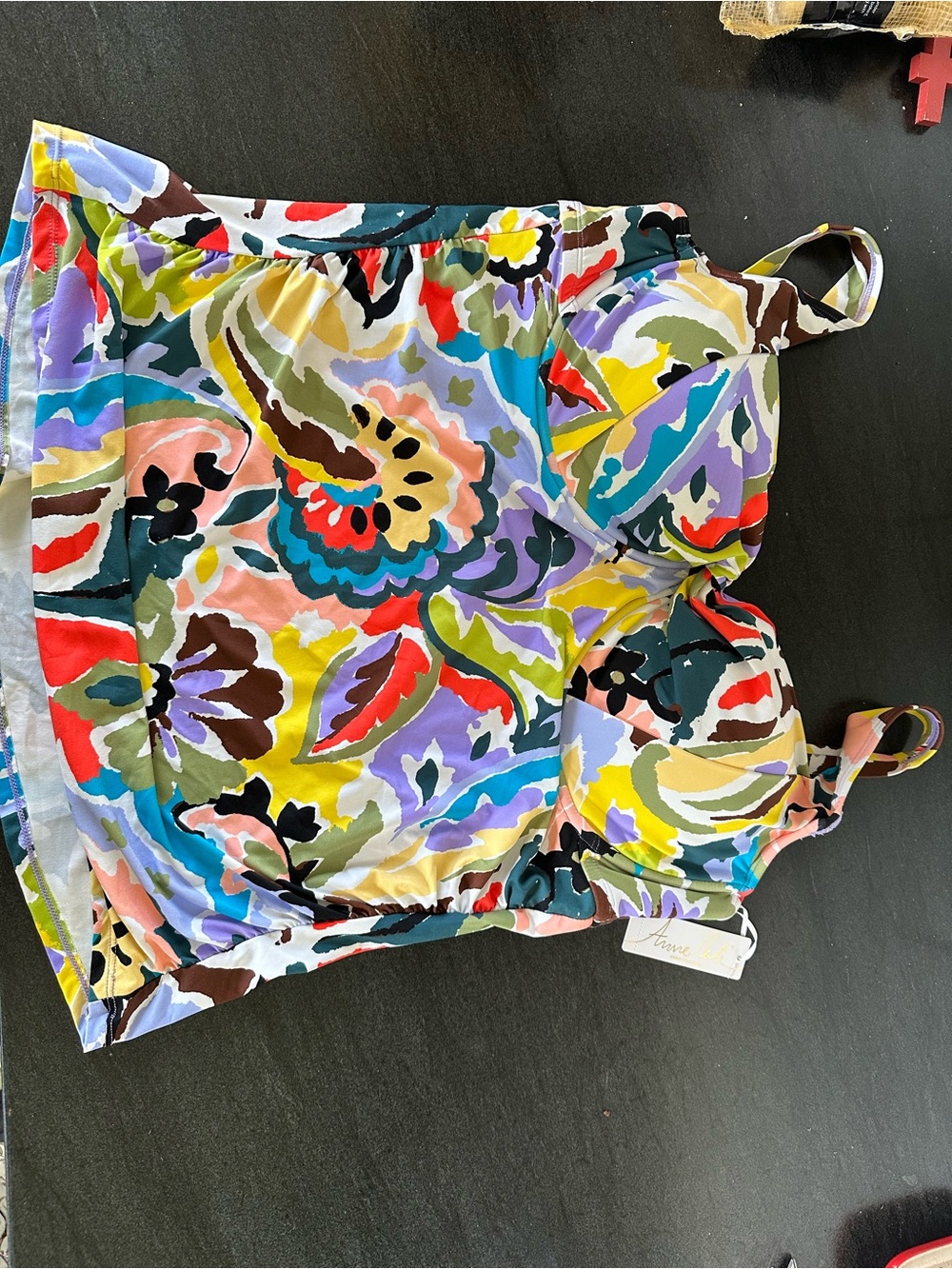 Anne Cole Multicolor Floral Support Camisole